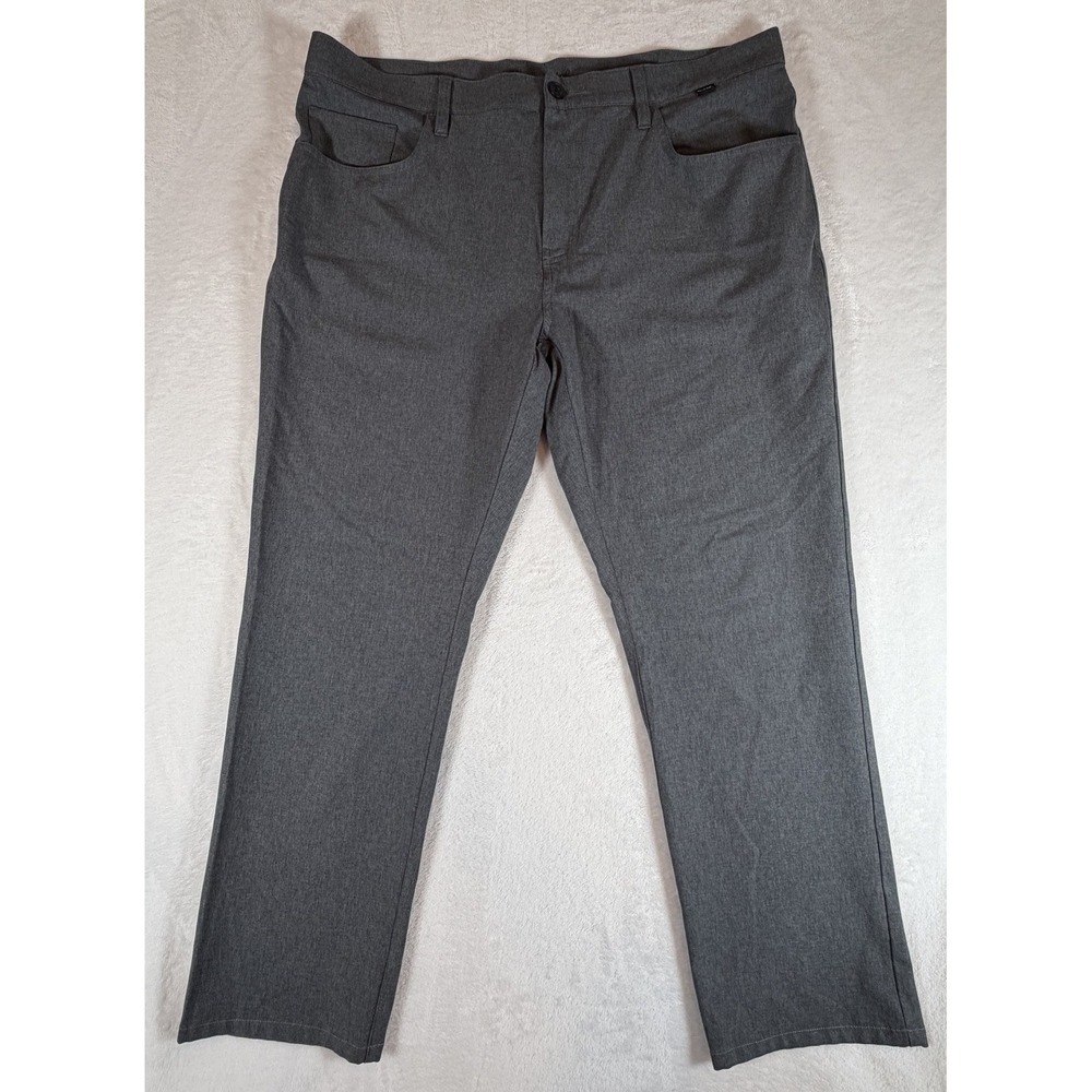 Travis Mathew Pants Mens 38x30 Gray Open To Close Performance Golf Chino Stretch